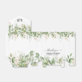 Elegant Eucalyptus Wedding Favor Box Bedankdoosjes (Uitgevouwen)
