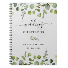 Elegant Eucalyptus Wedding Guestbook Notitieboek