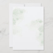 Elegant Eucalyptus Wedding Kaart (Achterkant)