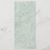 Elegant Eucalyptus Wedding Menu (Achterkant)