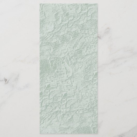 Elegant Eucalyptus Wedding Menu (Achterkant)