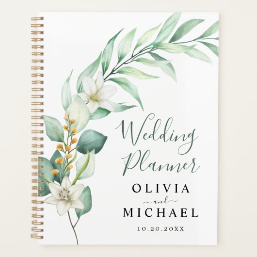 Elegant Eucalyptus Wedding Planner (Voorkant)