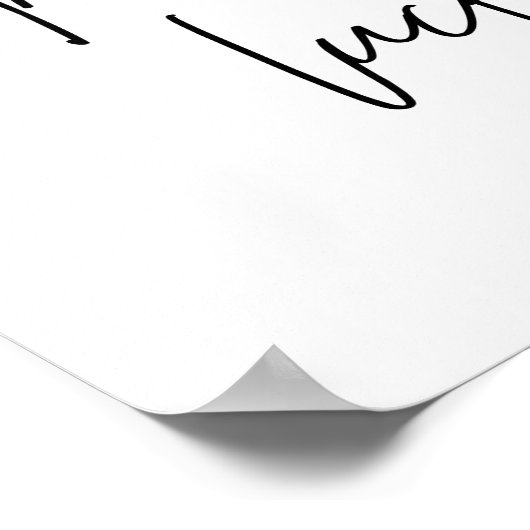 Elegant Eucalyptus Wedding True Love Welkom Poster (Hoek)