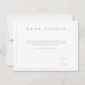 Elegant Eucalyptus wit bruidsmeisje voorstel Kaart (Achterkant)