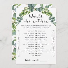 Elegant Eucalyptus Wreath Bridal zou ze liever nie