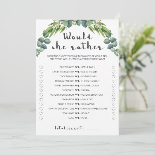 Elegant Eucalyptus Wreath zou ze niet meer willen (Staand voorkant)