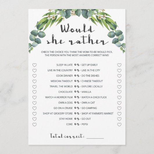 Elegant Eucalyptus Wreath zou ze niet meer willen (Voorkant)