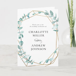 Elegant Eukalyptus Grün Gold