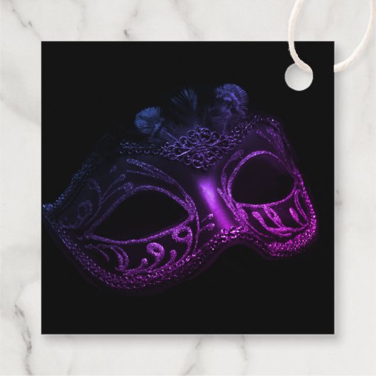 Elegant Evening Bedankjes Labels (Achterkant)