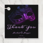 Elegant Evening Bedankjes Labels (Voorkant)