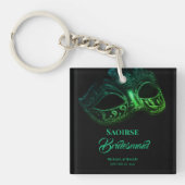 Elegant Evening Bridesmaid Sleutelhanger (Voorkant)