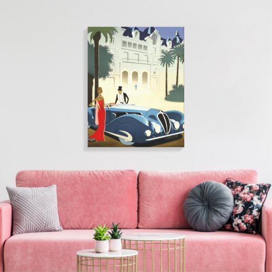 Elegant Evening Canvas Afdruk (Insitu (Woonkamer))