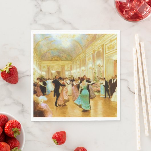 Elegant Evening (Dancing at the Palace Ball) Servet (Insitu)