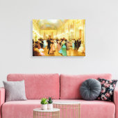 Elegant Evening (Dansen bij de Palace Ball) Canvas Afdruk (Insitu (Woonkamer))