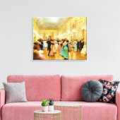 Elegant Evening (Dansen bij de Palace Ball) Canvas Afdruk (Insitu (Woonkamer))