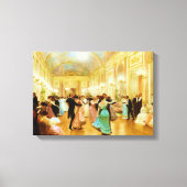 Elegant Evening (Dansen bij de Palace Ball) Canvas Afdruk (Voorkant)