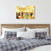 Elegant Evening (Dansen bij de Palace Ball) Canvas Afdruk (Insitu (Slaapkamer))