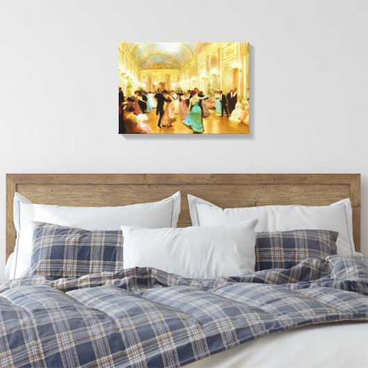 Elegant Evening (Dansen bij de Palace Ball) Canvas Afdruk (Insitu (Slaapkamer))
