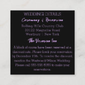 Elegant Evening Informatiekaartje (Achterkant)