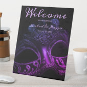 Elegant Evening Reclamebord Met Voetstuk (Insitu)