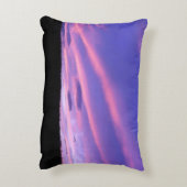 Elegant Evening Sky – Purple Sunset  Accent Kussen (Achterkant (Verticaal))