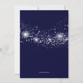 Elegant Evening Sky Wedding Elopement Kaart (Achterkant)