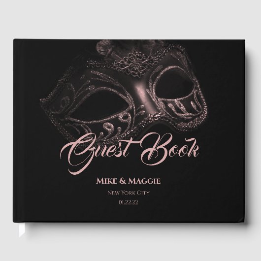 Elegant Evening Wedding Gastenboek (Voorkant)