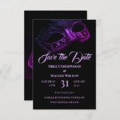 Elegant Evening Wedding Save the Date (Voorkant / Achterkant)