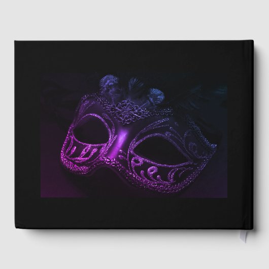 Elegant Evening Wedding Weddenschap Book Gastenboek (Achterkant)