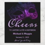 Elegant Evening Wijn Etiket (Enkel label)