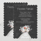 Elegant Event Black Kaart (Voorkant / Achterkant)