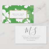 Elegant Event Planner Floral Florist Lemon Silo Visitekaartje (Voorkant / Achterkant)