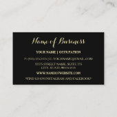 Elegant Event Planner Glamoureuze Blue Luxe Bokeh Visitekaartje (Achterkant)