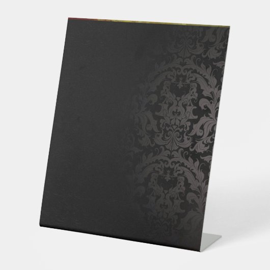 Elegant Event Signage-oplossingen Reclamebord Met Voetstuk (Voorkant)