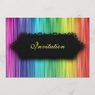 Elegant Events Black Rainbow Curtain Kaart