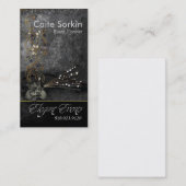 "Elegant Events" — Event Planner Party Coordinator Visitekaartje (Voorkant / Achterkant)