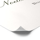 Elegant Evergreen Arch Vrijgezellenfeest Welkom Poster (Hoek)