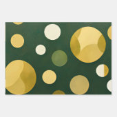 Elegant Evergreen Collection Ivory and Gold  Inpakpapier Vel (Voorkant 3)