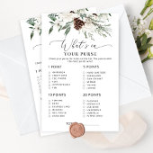 Elegant evergreen wat er in je tas spel zit