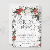 Elegant Evergreen Winter Vrijgezellenfeest Kaart (Voorkant)