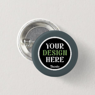 Elegant, exclusief, modern & gepolijst ronde button 3,2 cm