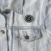 Elegant, exclusief, modern & gepolijst ronde button 3,2 cm (In situ)