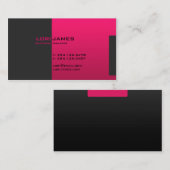 Elegant Executive-kaartsjabloon Visitekaartje (Voorkant / Achterkant)