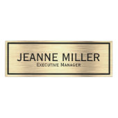 Elegant Executive Manager Naambadge (Voorkant)