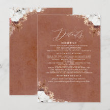 Elegant Exotic Boho Wedding Details