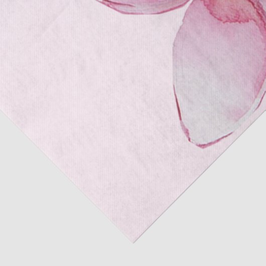 Elegant Exotic Hawaiian Plumeria Flower Tissuepapier (Detail)