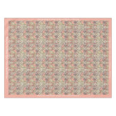 Elegant exotisch roze motif-ontwerp op maat tafelkleed (Voorkant (Horizontaal))