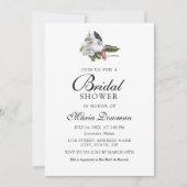 Elegant exotische bloem Klassiek Vrijgezellenfeest Kaart (Voorkant)