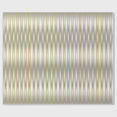 Elegant exquise Silver op zilverstrips Cadeaupapier (Vlak)