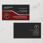 Elegant exquise Stunning Silver Line Founder CEO Visitekaartje (Voorkant / Achterkant)